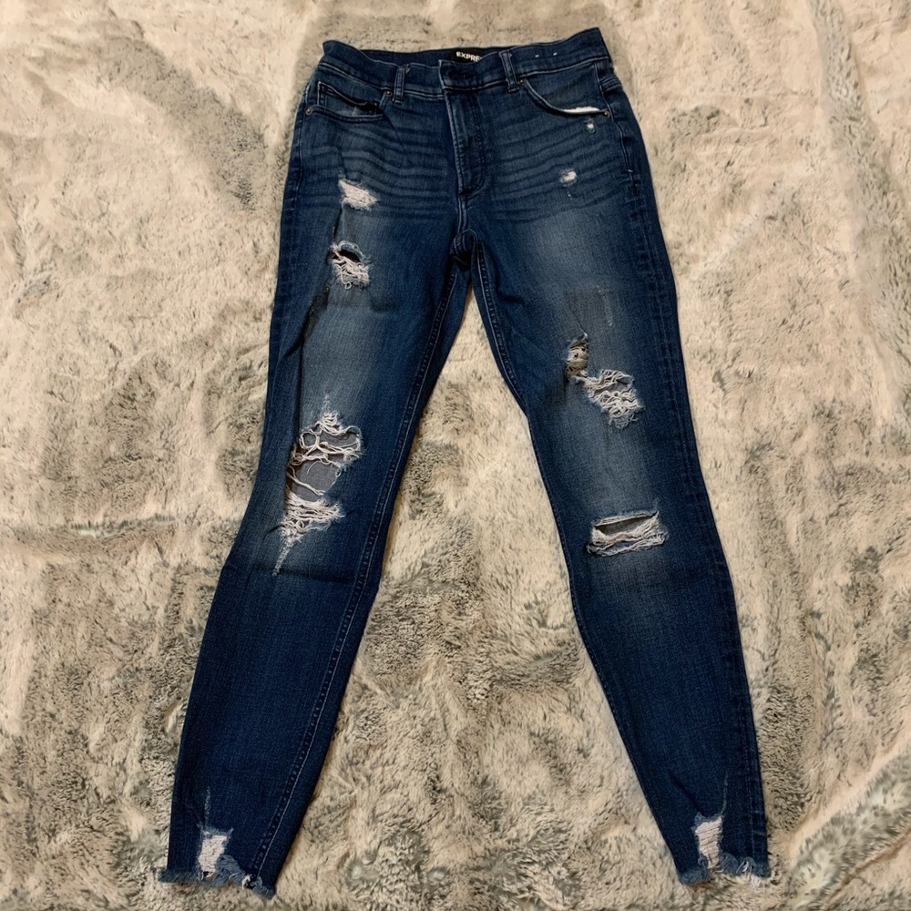 Express Ankle High Rise Jeggings